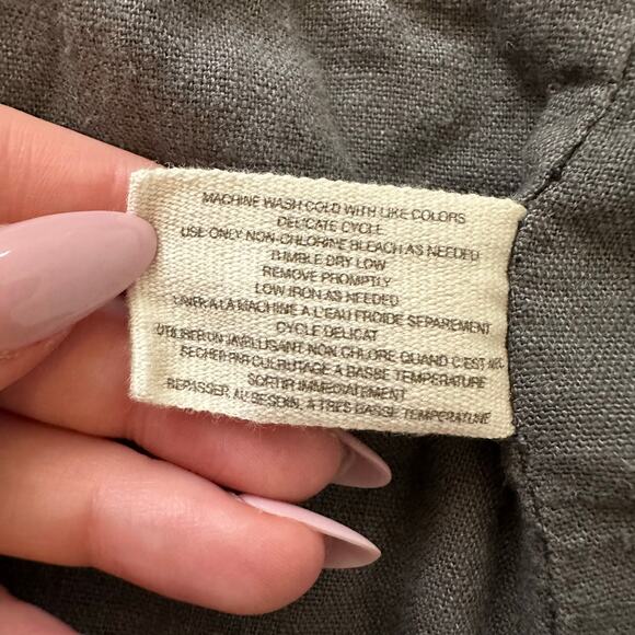 Daughters of the Liberation Anthropologie gray open front jacket size L - Picture 8 of 12